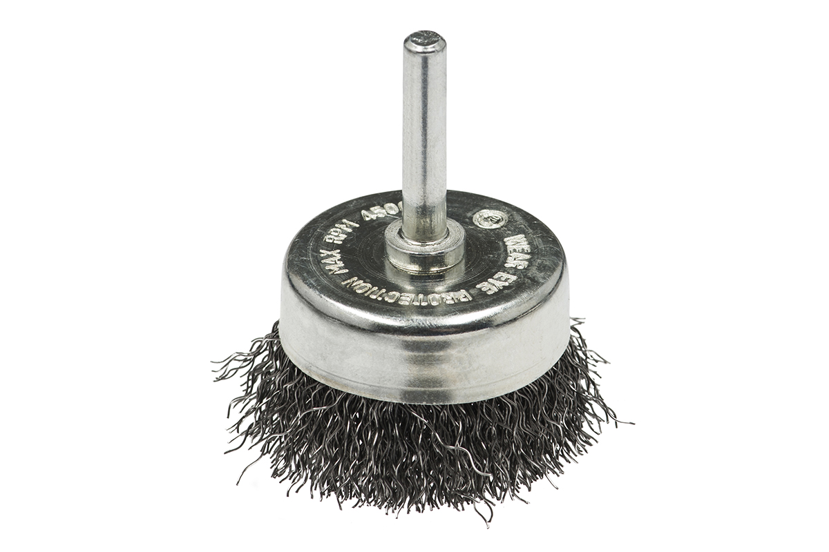 Щетка чашечная, гофрированная для дрелей № 102 ПрофОснастка Мастер хв 6 мм D50 мм RPM 4500 S 0,3