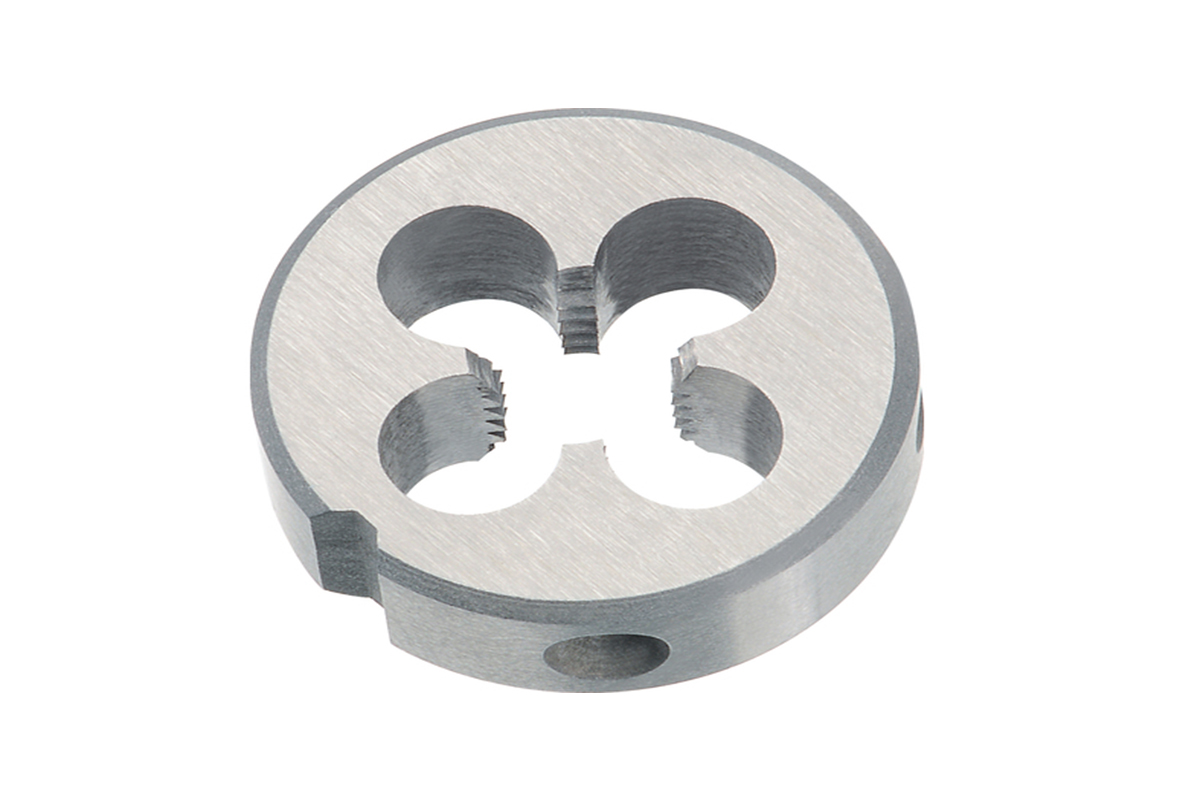 Плашка метрич. №8 ПрофОснастка Эксперт M8 x 1,25 P6M5 HSS (4341), 1шт.- (упак. в пласт. боксе по 1 шт.)