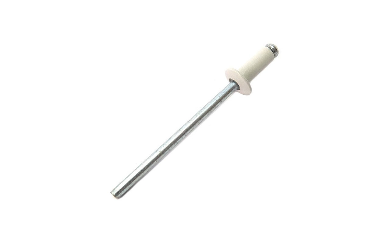 Заклепка вытяжная комбинированная, RAL9003 белый сигнальный