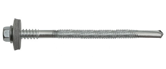 5,5/6,3 Винт самосверлящий из нерж. стали с шайбой  S19 и прокладкой EPDM GTX 12 SP