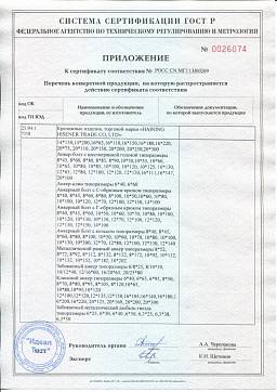 Сертификат на Дюбель распорный тип 3(Т) 5